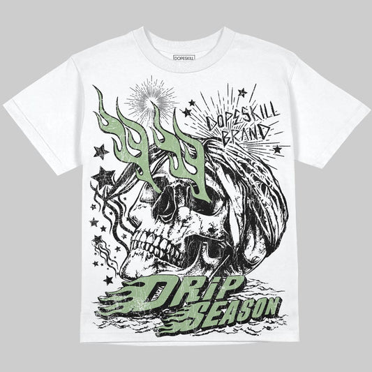 Jordan 4 Retro “Seafoam” DopeSkill Oversize Print T-Shirt Drip Season Graphic Streetwear