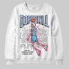 Jordan 3 GS “Cobalt Bliss” DopeSkill Sweatshirt Thunder Dunk Graphic Streetwear - White