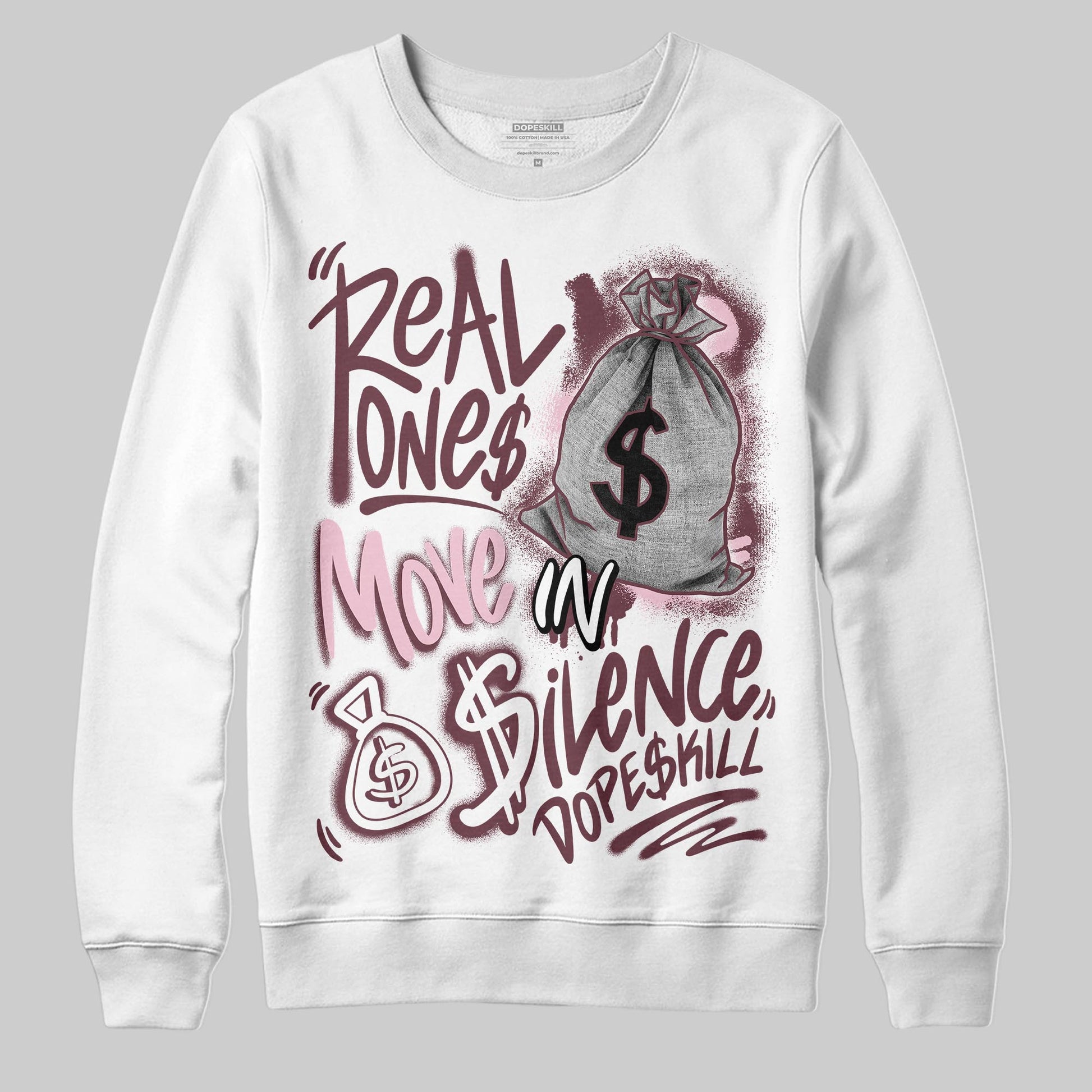 Asics Gel-Cumulus 16 "Port Royal" DopeSkill Sweatshirt Real Ones Move In Silence Graphic Streetwear - White 
