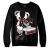 Jordan 14 "Black/White" DopeSkill Sweatshirt Sneakerhead BEAR Graphic Streetwear - Black