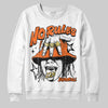 Orange Sneakers DopeSkill Sweatshirt No Rules Graphic Streetwear - White