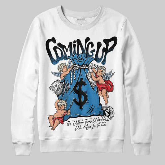 Jordan 3 Retro OG Rare Air DopeSkill Sweatshirt Money Bag Coming Up Graphic Streetwear - White