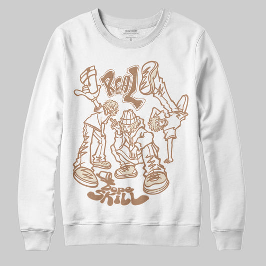 Jordan 4 Retro Cozy Girl DopeSkill Sweatshirt Real Y2K Players Graphic Streetwear - White