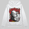 Red Sneakers DopeSkill Hoodie Sweatshirt New Get Rich Graphic Streetwear - White