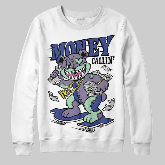 Jordan 1 Retro Low OG Zion Williamson Voodoo Alternate DopeSkill Sweatshirt Money Callin' Graphic Streetwear - White