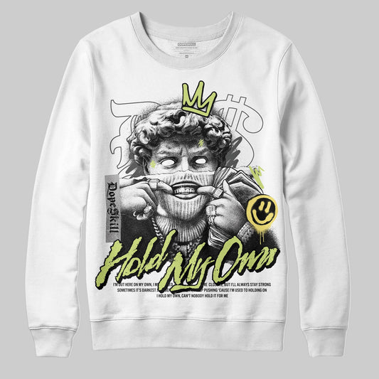 Jordan 4 GS “Light Lemon Twist” DopeSkill Sweatshirt In My Way Graphic Streetwear - White 