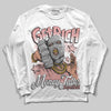 Jordan 40 “Dusty Rose” DopeSkill Long Sleeve T-Shirt Get Rich Graphic Streetwear - White