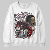 Adidas Samba OG Maroon Gold Metallic DopeSkill Sweatshirt Stressless Graphic Streetwear - White