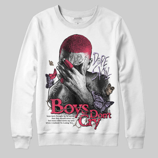Jordan 5 Low “Peanut Butter Jelly” DopeSkill Sweatshirt Boys Don't Cry Graphic Streetwear - White