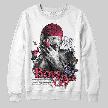 Jordan 5 Low “Peanut Butter Jelly” DopeSkill Sweatshirt Boys Don't Cry Graphic Streetwear - White
