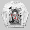 Grey Sneakers DopeSkill Long Sleeve T-Shirt Living My Best Life Graphic Streetwear - White