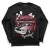 Jordan 1 Retro High '85 OG Metallic Burgundy DopeSkill Long Sleeve T-Shirt ENGINE Tshirt Graphic Streetwear - Black