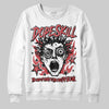 Red Sneakers DopeSkill Sweatshirt Root of Evil Graphic Streetwear - White