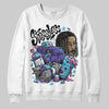 Jordan 8 Retro 'Aqua' 2025 DopeSkill Sweatshirt Stressless Graphic Streetwear - White