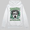 Green Sneakers DopeSkill Hoodie Sweatshirt Root of Evil Graphic Streetwear - White