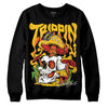 Yellow Sneakers DopeSkill Sweatshirt Trippin Graphic Streetwear - Black