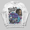 Jordan 8 Retro 'Aqua' 2025 DopeSkill Long Sleeve T-Shirt Stressless Graphic Streetwear - White