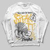 Jordan 5 'Tokyo' DopeSkill Long Sleeve T-Shirt Speak It Graphic Streetwear - White