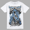 Jordan 9 Powder Blue DopeSkill T-Shirt Life or Die Graphic Streetwear - White