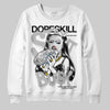 Jordan 10 OG “Steel” DopeSkill Sweatshirt Stay It Busy Graphic Streetwear - White