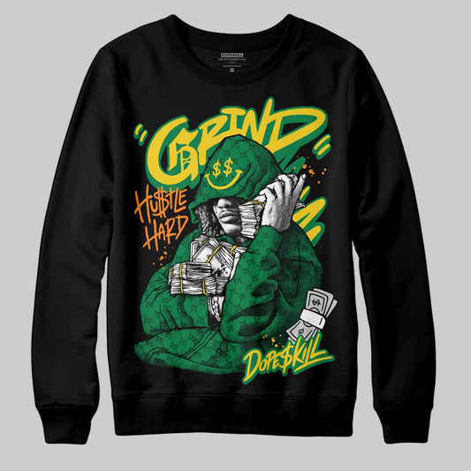 Green  Sneakers DopeSkill Sweatshirt Grind Pray Graphic Streetwear - Black