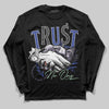 Jordan 1 Retro Low OG Zion Williamson Voodoo Alternate DopeSkill Long Sleeve T-Shirt Trust No One Graphic Streetwear - Black
