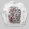 Jordan 11 “Bred Velvet” DopeSkill Long Sleeve T-Shirt No Days Off Graphic Streetwear - White