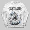 Jordan 10 OG “Steel” DopeSkill Long Sleeve T-Shirt Cant Lose Graphic Streetwear - White
