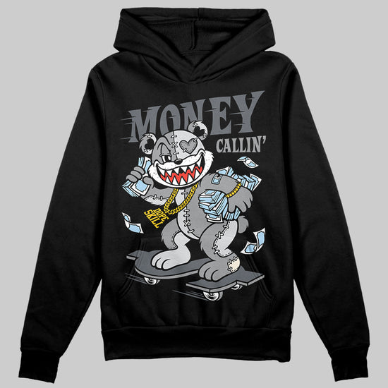 Jordan 5 Retro Wolf Grey (2026) DopeSkill Hoodie Sweatshirt Money Callin' Graphic Streetwear - Black