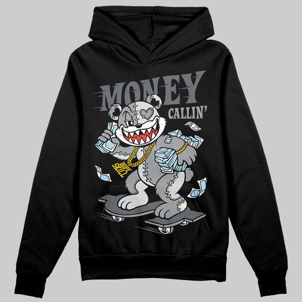 Jordan 5 Retro Wolf Grey (2026) DopeSkill Hoodie Sweatshirt Money Callin' Graphic Streetwear - Black