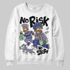 Jordan 1 Retro Low OG Zion Williamson Voodoo Alternate DopeSkill Sweatshirt No Risk No Story Graphic Streetwear - White