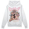 Jordan 11 Low “Legend Pink” DopeSkill Hoodie Sweatshirt Money Bag Coming Up Graphic Streetwear - White