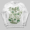 Foamposite Pro 'Pine Green' DopeSkill Long Sleeve T-Shirt Real Y2K Players Graphic Streetwear - White