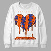 Dunk Low Futura Orange Blaze DopeSkill Sweatshirt Juneteenth Heart Graphic Streetwear - White