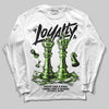 Neon Green Sneakers DopeSkill Long Sleeve T-Shirt Loyalty Graphic Streetwear - White