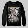 Nike Air Force 1 Low Canvas “Linen” DopeSkill Sweatshirt Threat Graphic Streetwear - black