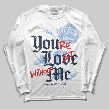 Asics Gel-Cumulus 16 Wash/Independence Blue DopeSkill Long Sleeve T-Shirt You’re Lost Without Me Graphic Streetwear - White 