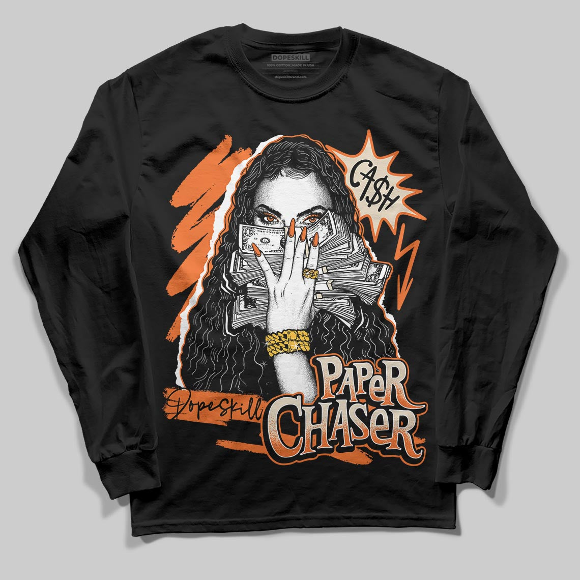 Jordan 3 “Starfish” DopeSkill Long Sleeve T-Shirt NPC Graphic Streetwear - Black