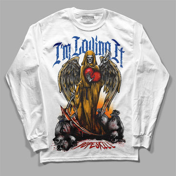 Dunk Blue Jay and University Gold DopeSkill Long Sleeve T-Shirt New I'm Loving It Graphic Streetwear - White