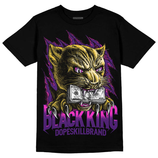 Jordan 12 “Field Purple” DopeSkill T-Shirt Black King Graphic Streetwear - Black
