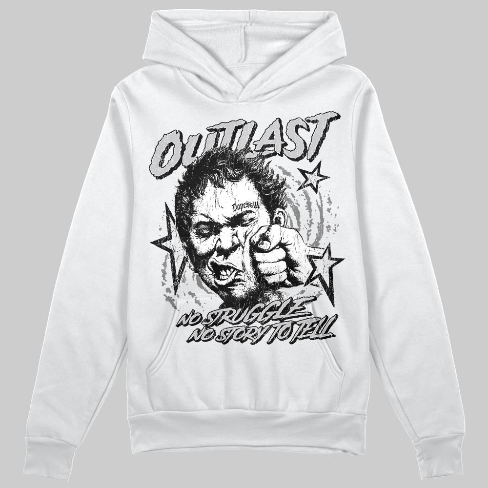 Grey Sneakers DopeSkill Hoodie Outlast Graphic Streetwear - White