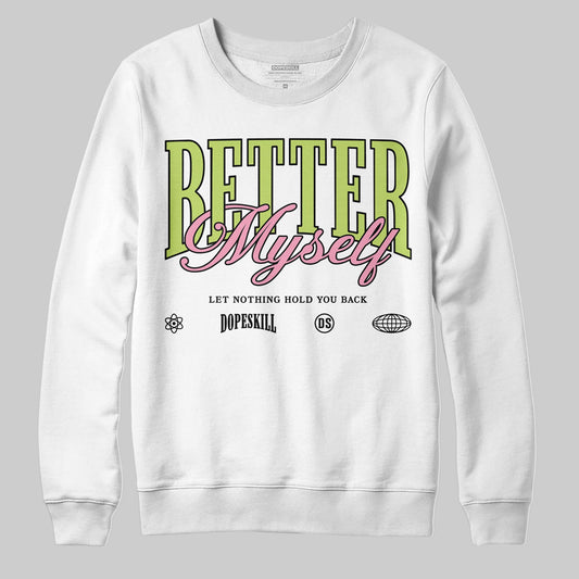 Chase B x Travis Scott x Jordan Jumpman Jack DopeSkill Sweatshirt Better Myself Graphic Streetwear - White 