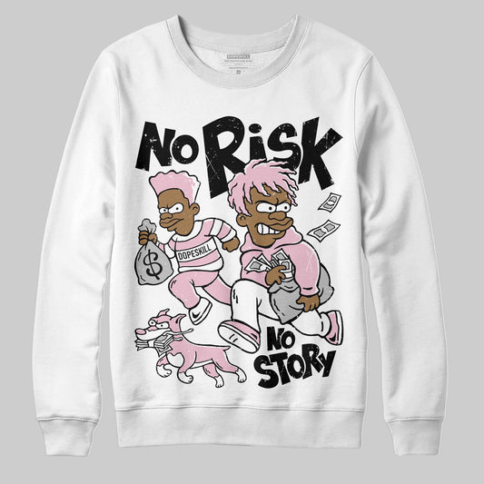 Jordan 5 OG “35th Anniversary” DopeSkill Sweatshirt No Risk No Story Graphic Streetwear - White