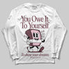 Asics Gel-Cumulus 16 "Port Royal" DopeSkill Long Sleeve T-Shirt Owe It To Yourself Graphic Streetwear - White