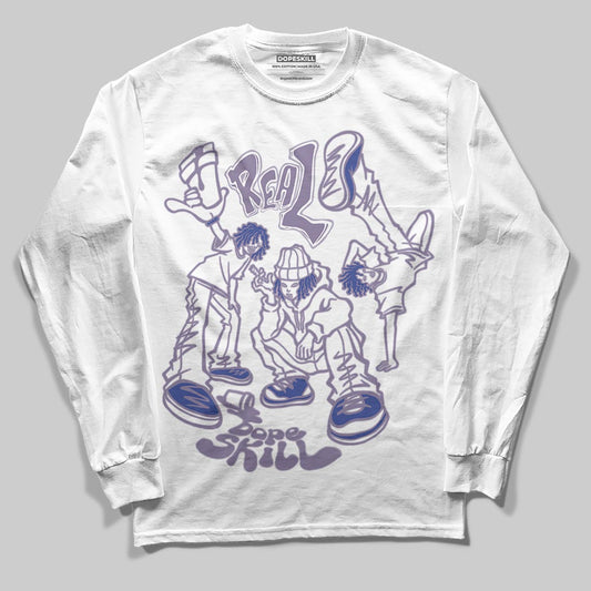 Jordan 1 Retro Low OG Zion Williamson Voodoo Alternate DopeSkill Long Sleeve T-Shirt Real Y2K Players Graphic Streetwear - White