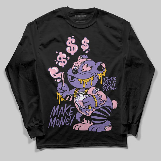Jordan 11 "Mojave" DopeSkill Long Sleeve T-Shirt Make Money Graphic Streetwear - Black