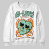 SB Dunk Low Rodeo Tourmaline DopeSkill Sweatshirt Crying Heart Graphic Streetwear - White