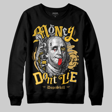 Jordan 12 "Phantom" DopeSkill Sweatshirt Money Don't Lie Graphic Streetwear - Black