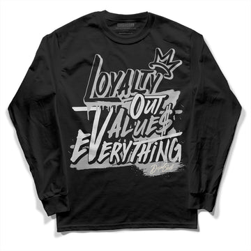 Dunk Low Cool Grey DopeSkill Long Sleeve T-Shirt LOVE Graphic Streetwear - Black