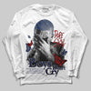 Jordan 4 SB “Summit White/Navy” DopeSkill Long Sleeve T-Shirt Boys Don't Cry Graphic Streetwear - White